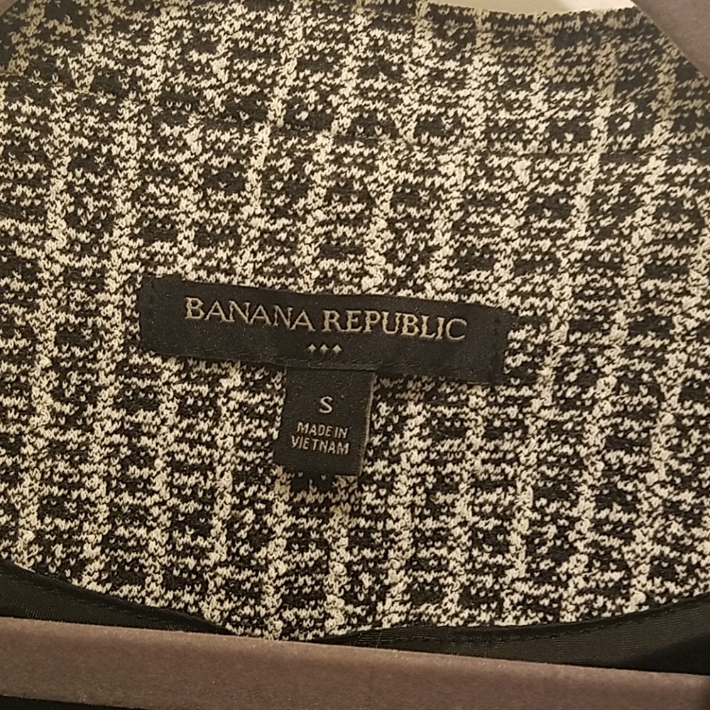 Banana Republic black and white blazer - Picture 2 of 5